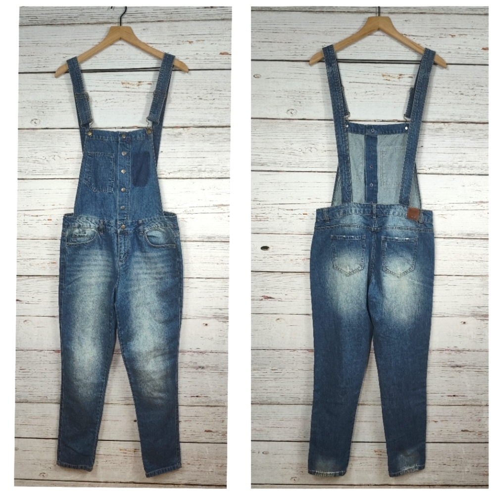 Life In Progress Denim Overalls